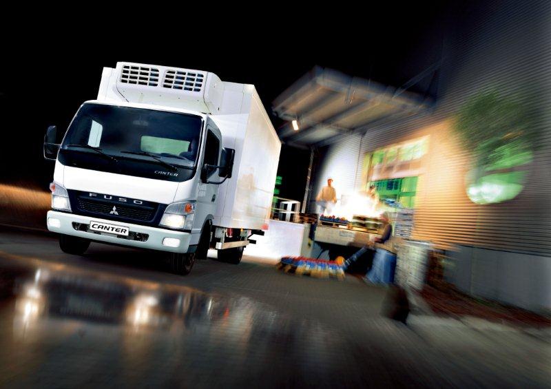 Автопарк для доставки продуктов в магазины